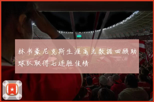 林书豪尼克斯生涯高光数据回顾助球队取得七连胜佳绩